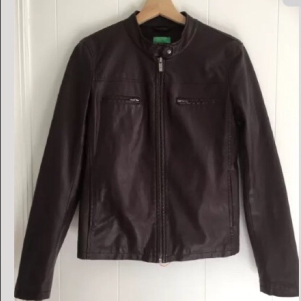 United Colors Of Benetton Vegan Motocycle Jacket.